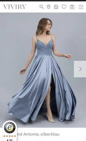 Viviry Ballkleid blau Bild 5