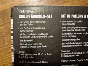 Neues Grillpfännchen Set zu verkaufen Bild 3