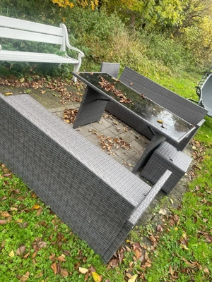 Gartenmöbel wegen Umzug zu verkaufen   guter Zustand Bild 2