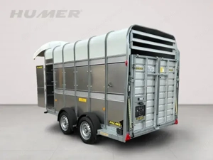 HUMER Tier- und Viehtransporter TA510G12 Vieh - Klappe + Türe 372x178x212 3500 kg 16" Bild 5