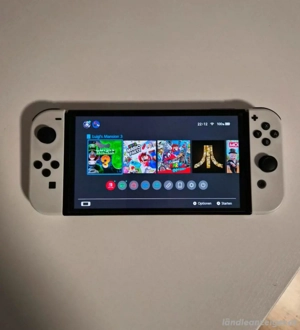 Nintendo Switch Oled + Pro Controller +11 Spiele+Tasche+Box Bild 2