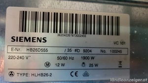 Dampfgarer Siemens HB26D555 Bild 3