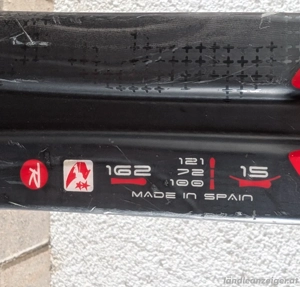 Rossignol Carving Schi 162 cm inkl. Stöcke 125 cm Bild 3