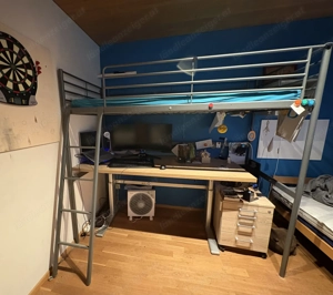 IKEA Hochbett aus Metall  Bild 2