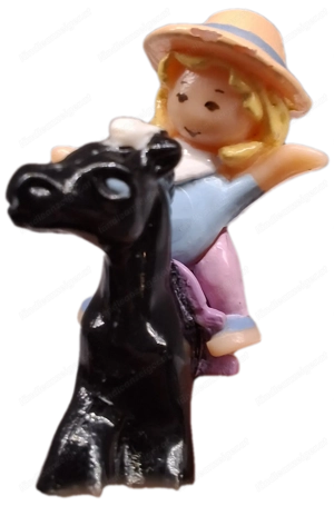 Bluebird Polly Pocket 1990 Happy Horses 3er Set vollständig Bild 4