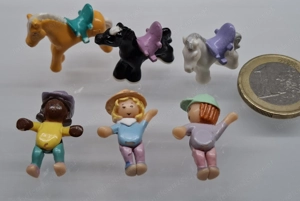 Bluebird Polly Pocket 1990 Happy Horses 3er Set vollständig Bild 3