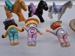 Bluebird Polly Pocket 1990 Happy Horses 3er Set vollständig Bild 5
