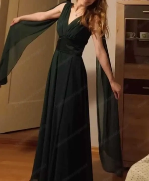 Ballkleid XS dunkelgrün 