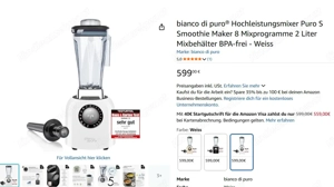 Hochleistungsmixer bianco die puro Bild 3