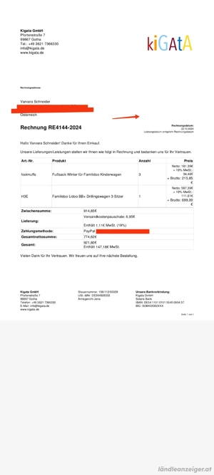 3er Kinderwagen Bild 4