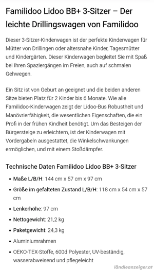 3er Kinderwagen Bild 3