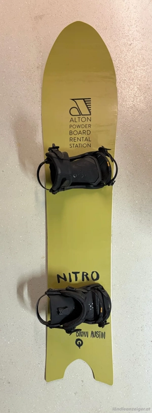 Snowboard mit Bindung Bild 3