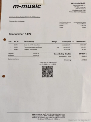 Klavier E-Piano Bild 5