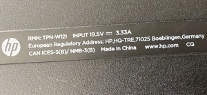 17 Zoll Laptop HP, weiß, funktioniert, lässt sich nicht mehr aufklappen Bild 3