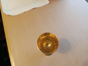 Sakral- oder Weinverkostungsbecher 24 Karat Vergoldet  Bild 2