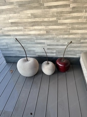 Terassen Dekoration Kirschen