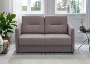 SCHLAFSOFA in Mikrofaser Rosa, Neuwertig