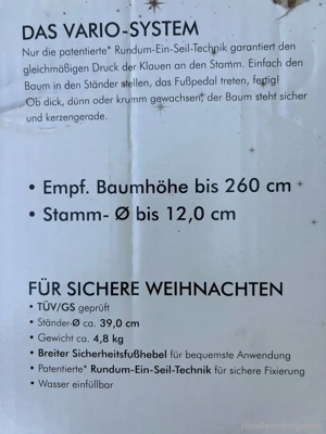 Krinner Christbaumständer groß 12cm  Bild 4