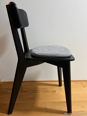 4 Esstischstühle schwarz