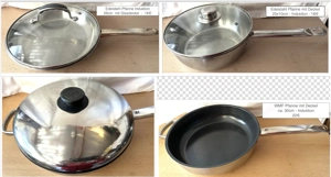 Kochtopf Bratpfanne Deckel Riebelpfanne Bild 5