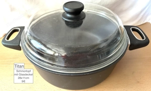 Kochtopf Bratpfanne Deckel Riebelpfanne Bild 7