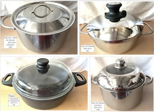Kochtopf Bratpfanne Deckel Riebelpfanne Bild 9