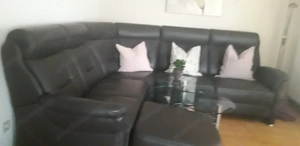 Ledercouch günstig zu verkaufen  Bild 3