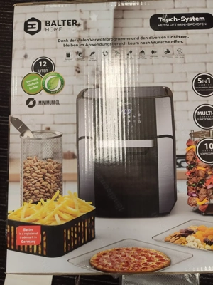 Heißluft Fritteuse und Mini Backofen Balter  Bild 4