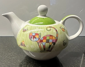 Tea for One 3tlg. Teekanne Tasse Untertasse von GILDE Bild 4