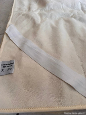 Lammfell 90x200 Bettauflage Bild 3