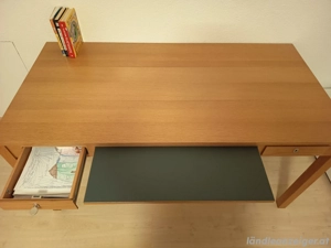 Schreibtisch 150x75 Echtholz Bild 3