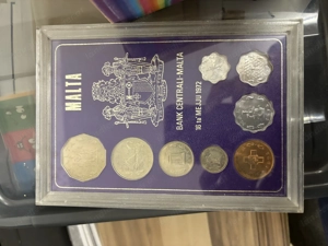 EURO Münzset MALTA 1972