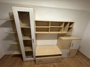 Wohnwand, vierteilig