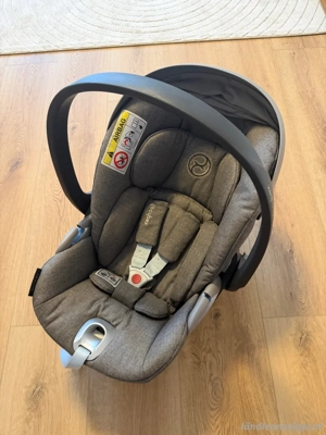 Cybex Cloud Z i-Size Babyschale   grau   mit Neugeborenen-Einsatz | Top Zustand