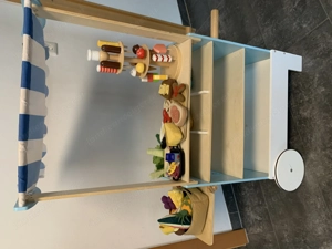 Eisdiele, Snackladen, Obst- Gemüsestand aus Holz