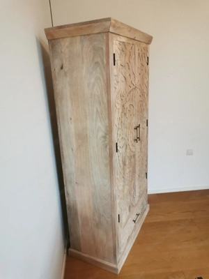 Mango Holz Kasten massiv Bild 3