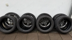 Audi Original 18" Felgen + Sommer & Winterreifen (235 50R18) Bild 3