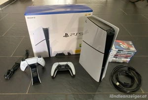 PlayStation 5 Disc Edition (825 GB), Headset, 2 Controller, 8 Spiele Bild 5