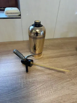 alte Syphonflasche, Soda Flasche Bild 3