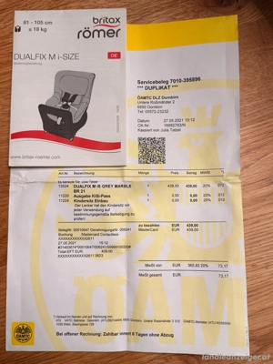 Reboarder Römer Britax Dualfix M-iSize Bild 5