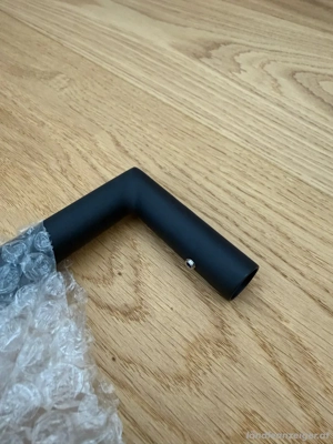 HEWI Badetuchhalter 800 mm schwarz | NEU Bild 4