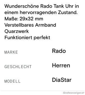 Orginal Rado Uhr mit echten Diamantenbesatz wird verkauft  Bild 3