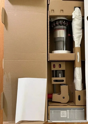 Dyson Outsize Total Clean Akku-Stielstaubsauger   Nickel Rot (Neu) Bild 2