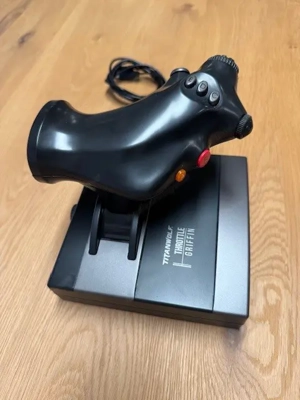 Flight Stick und Schubregler Griffin Computer Spiel Joystick WIE NEU Bild 3