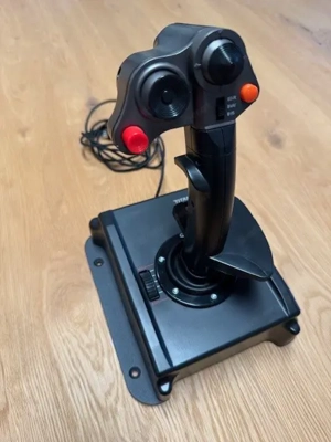 Flight Stick und Schubregler Griffin Computer Spiel Joystick WIE NEU Bild 6