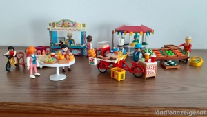Playmobil 3 verschiedene Marktstände