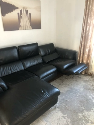 Ecksofa echt leder zuverkaufen Bild 3