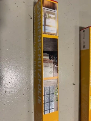 Sonnenschutzfolie statisch selbsthaftende Fensterfolie UV-Schutz, hitzeabweisend, 90 x 200 cm Bild 3