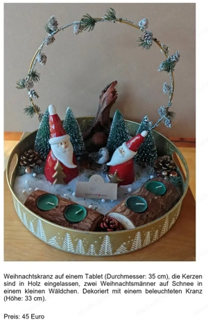 Advents- oder Weihnachtsdekoration Bild 7