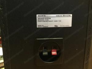 Sony Hifi Lautsprecher SS-H 2700, 6 Ohm, 70 Watt Bild 5